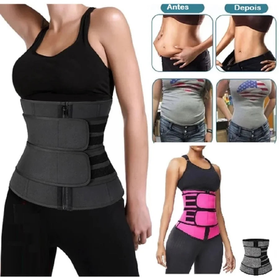 Cinta Modeladora Abdominal, Dupla compressão, emagrecedora