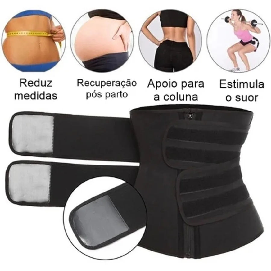 Cinta Modeladora Abdominal, Dupla compressão, emagrecedora