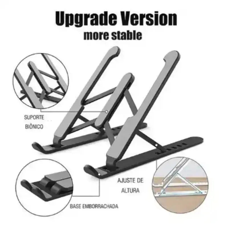 Suporte Compacto e Articulado para Notebooks